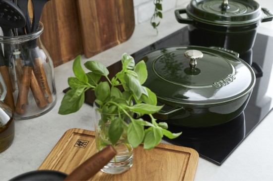 Chistera casserole dish, cast iron, 28 cm, Basil - Staub