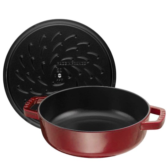 Chistera cooking pot, cast iron, 28 cm, Grenadine - Staub