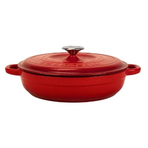 Cast iron saucepan, 28cm/3.26 L, "New Heritage", Red - LAVA