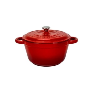 Cast iron saucepan, 22cm/3.31 L, "New Heritage", Red - LAVA
