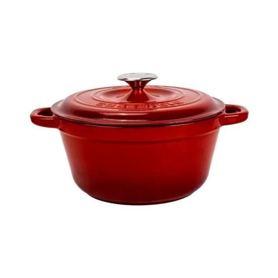 Cast iron saucepan, 24cm/4.07 L, "New Heritage", Red - LAVA