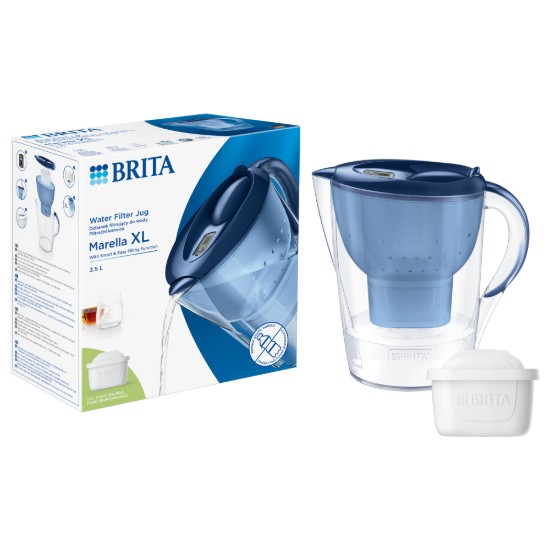 Filter jug, BRITA Marella XL 3.5 L Maxtra PRO (blue)