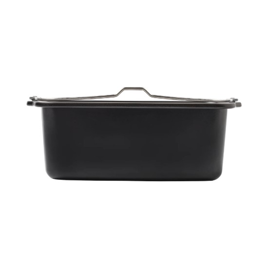 Rectangular airfryer container, steel, 20 x 13 cm - PYREX
