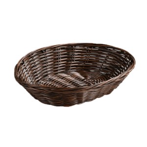 Овальная корзина для хлеба, пластиковая, 24 x 20 см, коричневый — Kesper
