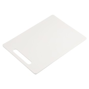 Clár gearrtha plaisteach, 33.5 x 23.5 cm, 0.5 cm ar tiús, Bán - Kesper