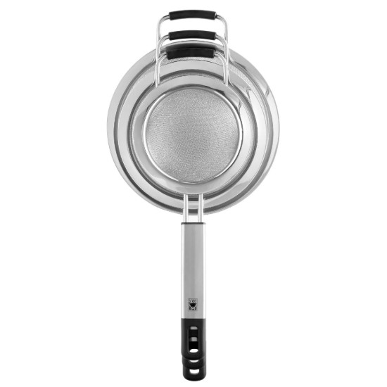 Sett med 3 siler, rustfritt stål, 12/16/19 cm - BRA
