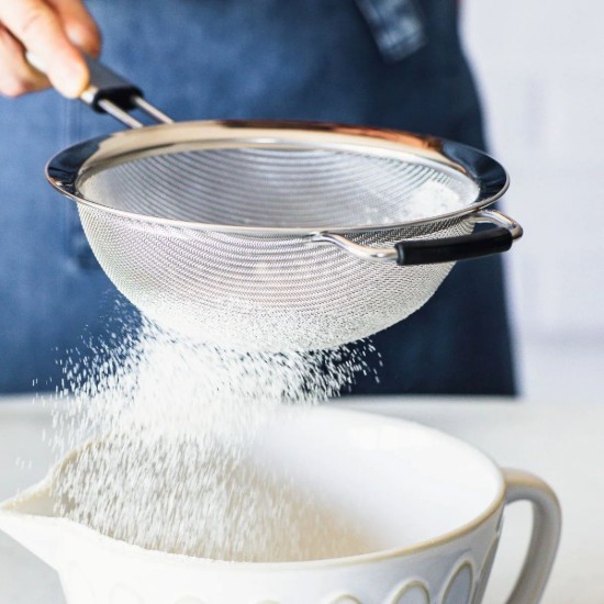 Sett med 3 siler, rustfritt stål, 12/16/19 cm - BRA