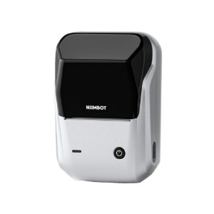 Portable thermal label printer, model B1, Silver - NIIMBOT