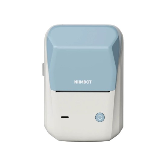 Portable thermal label printer, model B1 PRO, Light Blue - NIIMBOT