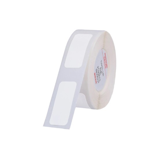Role samolepek, 10x25mm, 240 ks/role, bílá - NIIMBOT