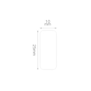 Label sticker roll N1, 10x25mm, 220 pcs/roll, White - NIIMBOT