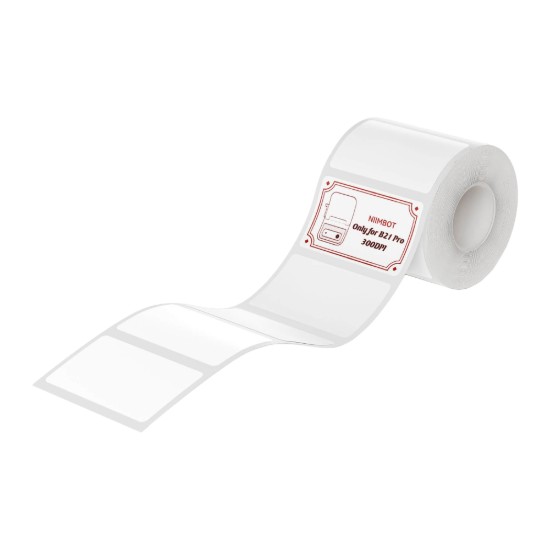 Roll of self-adhesive labels "Dual-Color", 50 x 30 mm, 230 pcs/roll, Red/Black - NIIMBOT