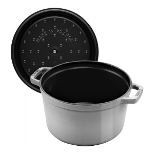 Cocotte deep cooking pot, cast iron, 24cm/4.7L, Graphite Grey - Staub