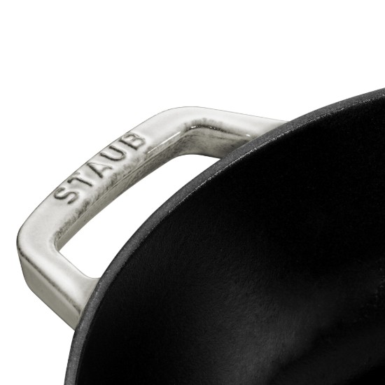 Chistera casserole dish, cast iron, 28 cm, White Truffle - Staub