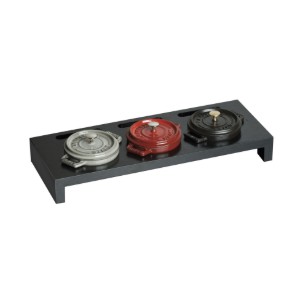 Wooden stand for 3 mini-cocotte - Staub
