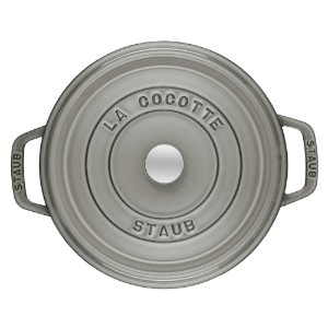 Cocotte cooking pot, cast iron, 34 cm/12.6L, Graphite Grey - Staub