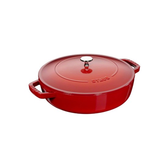 Chistera cooking dish, cast iron, 24 cm, Cherry - Staub