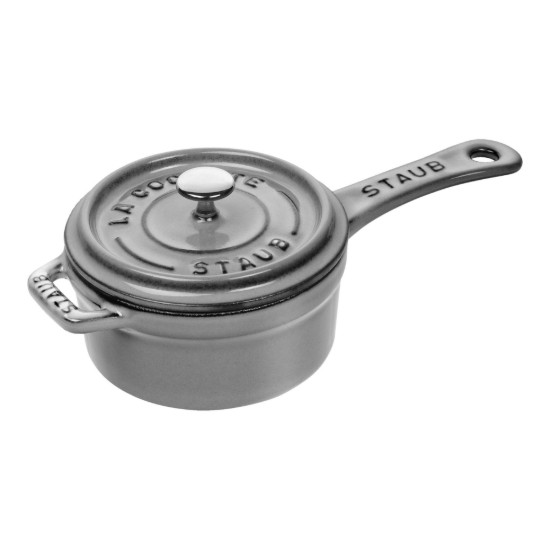 Mini rondel, żeliwny, 10 cm/0.25L, Graphite Grey - Staub (zdjęcie 3)