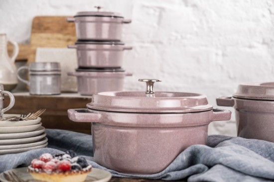 Mini Cocotte cooking pot, cast iron, 10cm/0.25L, Cherry Blossom - Staub