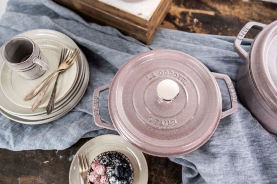 Mini Cocotte cooking pot, cast iron, 10cm/0.25L, Cherry Blossom - Staub
