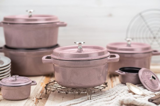 Mini Cocotte cooking pot, cast iron, 10cm/0.25L, Cherry Blossom - Staub