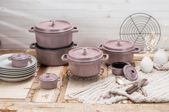 Mini Cocotte cooking pot, cast iron, 10cm/0.25L, Cherry Blossom - Staub