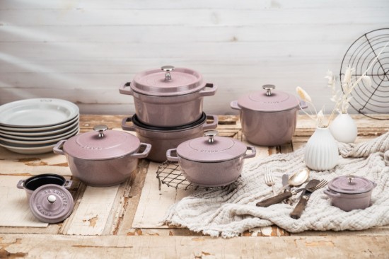 Mini Cocotte cooking pot, cast iron, 10cm/0.25L, Cherry Blossom - Staub