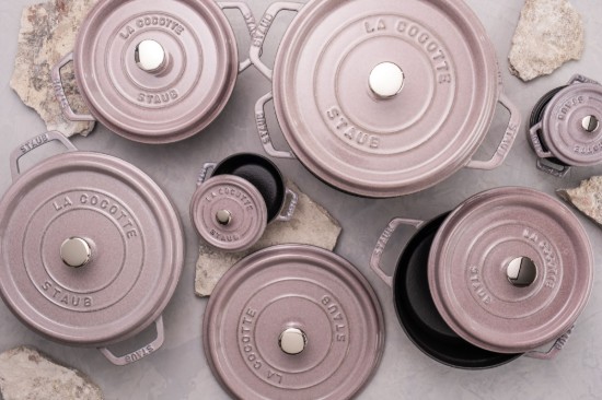 Mini Cocotte cooking pot, cast iron, 10cm/0.25L, Cherry Blossom - Staub