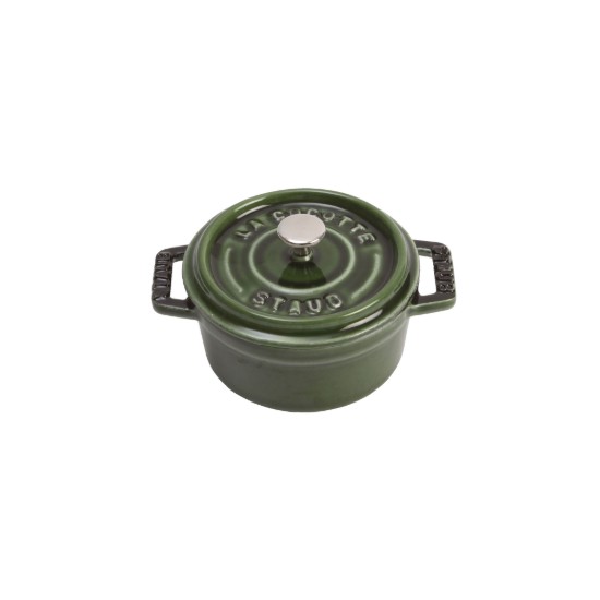Mini-Cocotte kookpot, gietijzer, 10cm/0.25L, Basil - Staub 