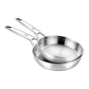 2 nerūsējošā tērauda pannu komplekts, 3 slāņu, 24/28 cm, "Signature" - BRA