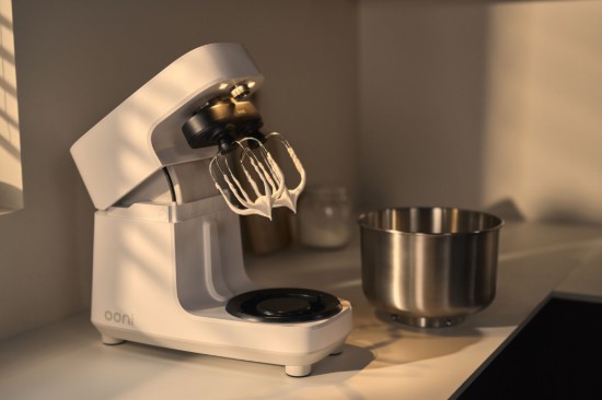 Spiralrührer mit Rührschüssel, 4,5 l, "Halo Core", Polar White - Ooni