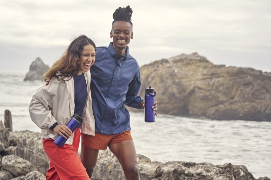 "Lightweight Straw" termoisolatsiooniga pudel, roostevaba teras, 950 ml, Sapphire Blue - Hydro Flask