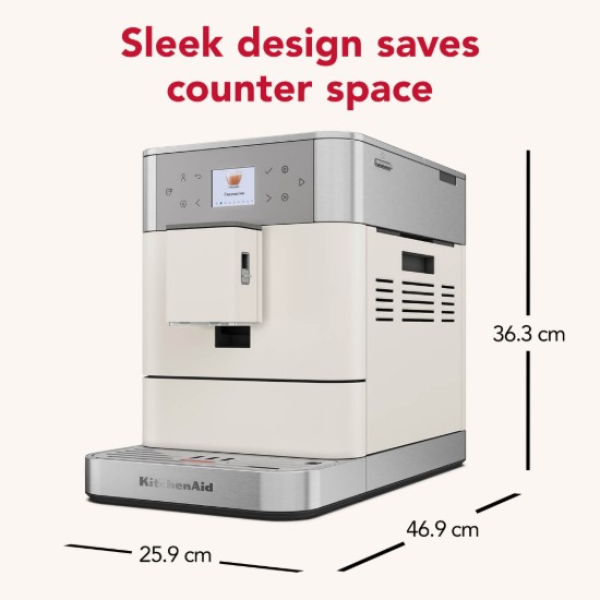 Automatska električna espreso mašina KF6, 1450 V, boja "Porcelain White" - KitchenAid