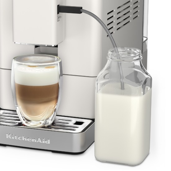 Automatska električna espreso mašina KF3, 1450 V, "Porcelain White" boja - KitchenAid
