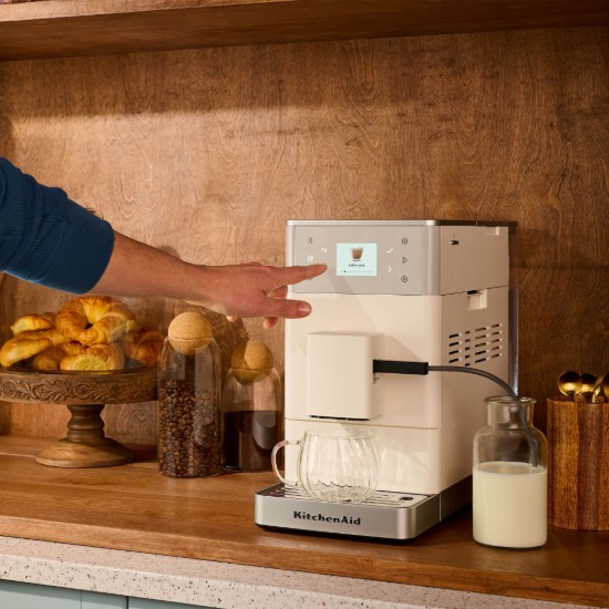 Automatska električna espreso mašina KF3, 1450 V, "Porcelain White" boja - KitchenAid