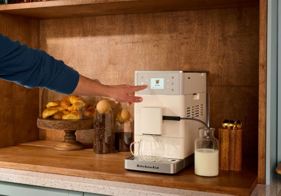 Automatska električna espreso mašina KF3, 1450 V, "Porcelain White" boja - KitchenAid