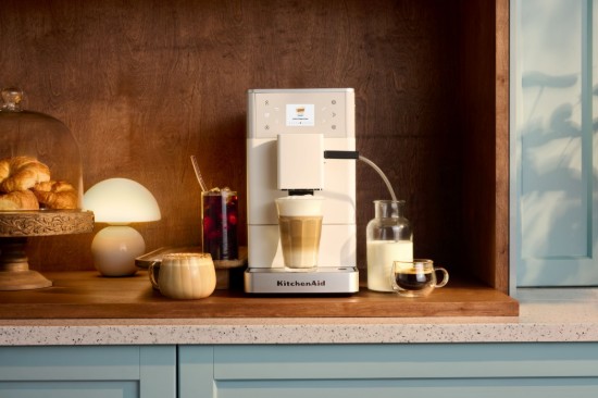 Automatska električna espreso mašina KF3, 1450 V, "Porcelain White" boja - KitchenAid