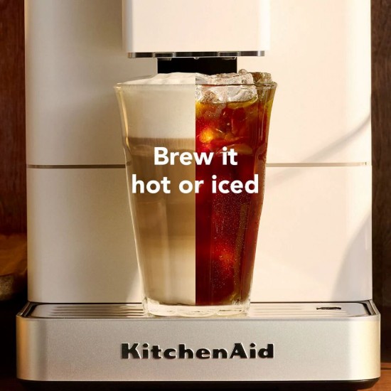 Automatska električna espreso mašina KF3, 1450 V, "Porcelain White" boja - KitchenAid