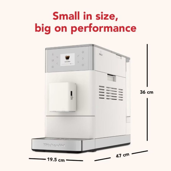 Automatska električna espreso mašina KF3, 1450 V, "Porcelain White" boja - KitchenAid