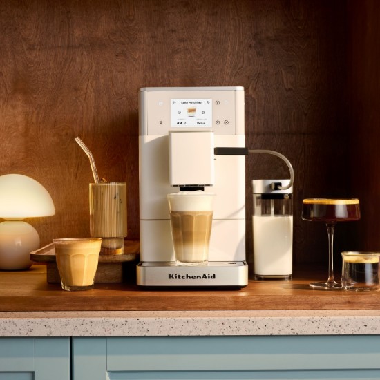Automatska električna espreso mašina KF4, 1450 V, boja "Porcelain White" - KitchenAid