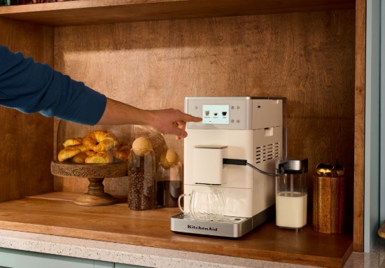 Automatska električna espreso mašina KF4, 1450 V, boja "Porcelain White" - KitchenAid