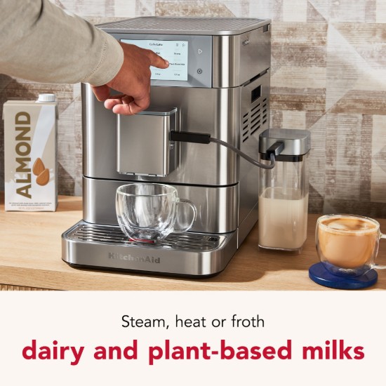 Automatska električna espreso mašina KF8, 1450 V, boja "Stainless Steel" - KitchenAid
