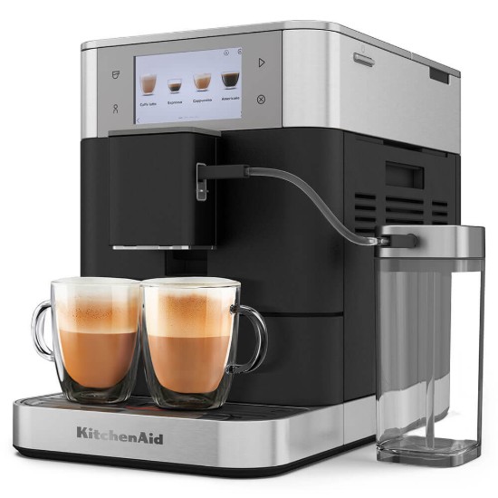 Automatska električna espreso mašina KF8, 1450 V, "Cast Iron Black" boja - KitchenAid