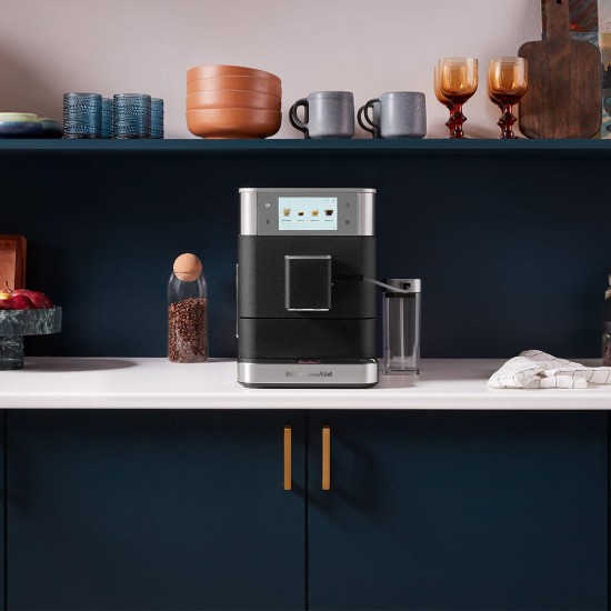 Automatska električna espreso mašina KF8, 1450 V, "Cast Iron Black" boja - KitchenAid