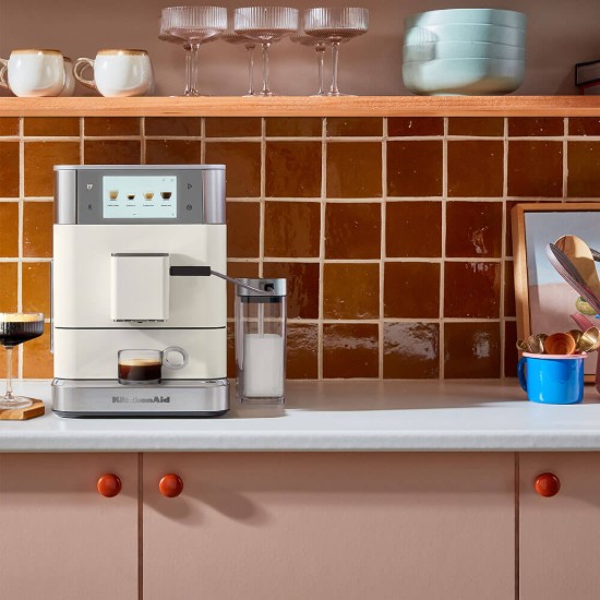 Automatska električna espreso mašina KF8, 1450 V, boja "Porcelain White" - KitchenAid