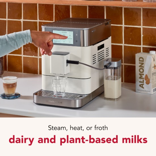 Automatska električna espreso mašina KF8, 1450 V, boja "Porcelain White" - KitchenAid