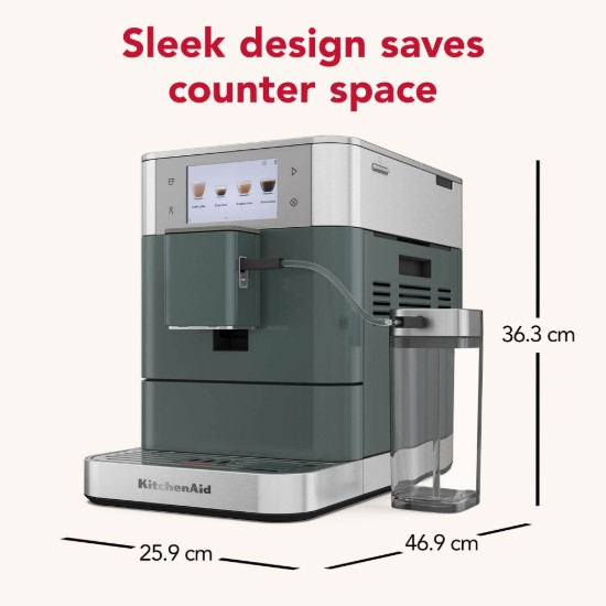 Automatska električna espreso mašina KF8, 1450 V, boja "Juniper" - KitchenAid