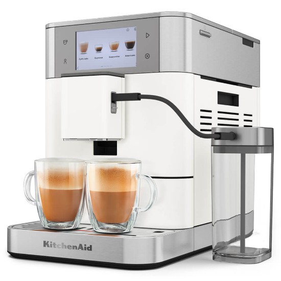 Automatska električna espreso mašina KF8, 1450 V, boja "Porcelain White" - KitchenAid