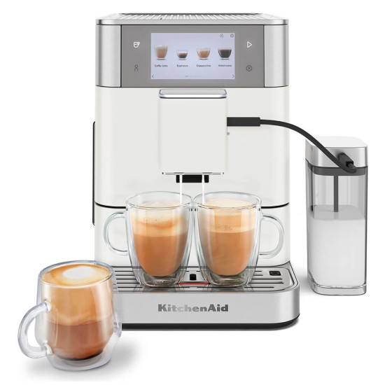 Automatska električna espreso mašina KF8, 1450 V, boja "Porcelain White" - KitchenAid