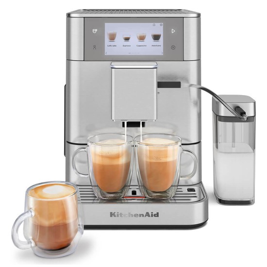 Automatska električna espreso mašina KF8, 1450 V, boja "Stainless Steel" - KitchenAid